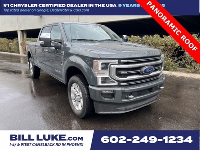 PRE-OWNED 2021 FORD F-250SD PLATINUM WITH NAVIGATION & 4WD