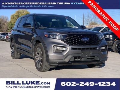 PRE-OWNED 2022 FORD EXPLORER ST-LINE WITH NAVIGATION & 4WD