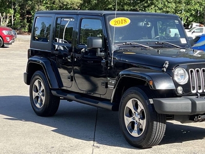 2018 Jeep Wrangler JK Unlimited 4X4 Sahara 4DR SUV