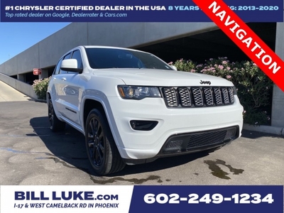 CERTIFIED PRE-OWNED 2019 JEEP GRAND CHEROKEE ALTITUDE WITH NAVIGATION & 4WD