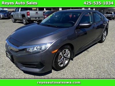2018 Honda Civic LX Sedan CVT for sale in Lynnwood, WA