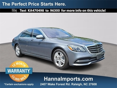 2019 Mercedes-Benz S-Class S 560 for sale in Raleigh, NC
