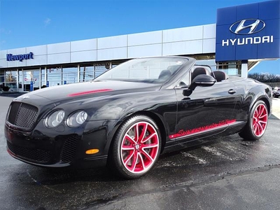 2012 Bentley Continental AWD Supersports ISR 2DR Convertible