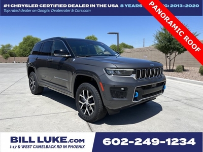 CERTIFIED PRE-OWNED 2022 JEEP GRAND CHEROKEE OVERLAND 4XE WITH NAVIGATION & 4WD