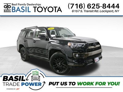 Certified Used 2019 Toyota 4Runner Limited Nightshade With Navigation & 4WD