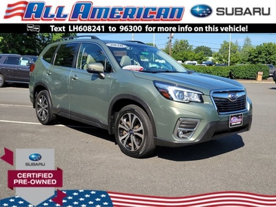 Certified 2020 Subaru Forester Limited