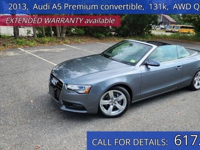2013 Audi A5 2.0T quattro Premium AWD 2dr Convertible for sale in Stow, MA