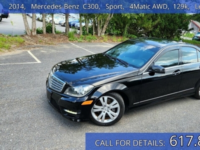 2014 Mercedes-Benz C-Class C 300 Sport 4MATIC AWD 4dr Sedan for sale in Stow, MA