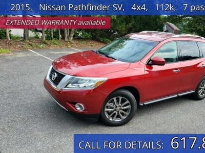 2015 Nissan Pathfinder SV 4x4 4dr SUV for sale in Stow, MA