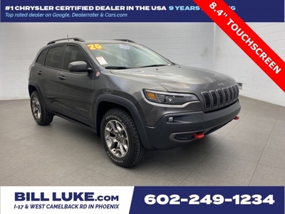 CERTIFIED PRE-OWNED 2020 JEEP CHEROKEE TRAILHAWK 4WD