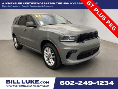 CERTIFIED PRE-OWNED 2022 DODGE DURANGO GT PLUS AWD
