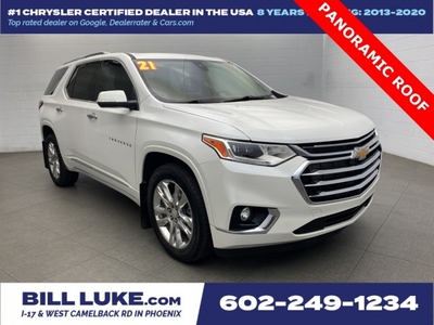PRE-OWNED 2021 CHEVROLET TRAVERSE HIGH COUNTRY AWD