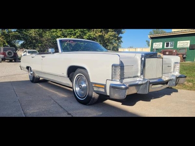 1978 Lincoln Continental Convertible $12,995