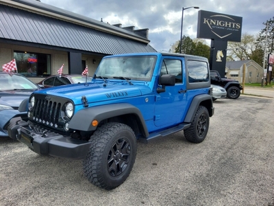 2016 Jeep Wrangler Willys Wheeler 4x4 2dr SUV for sale in Marinette, WI