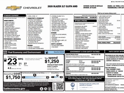 Find 2020 Chevrolet Blazer LT for sale