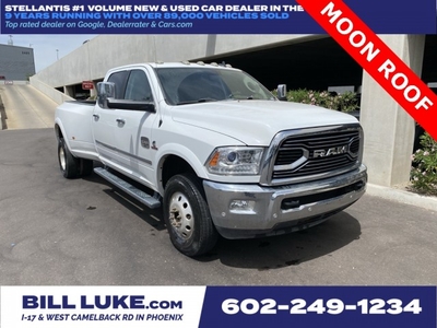 PRE-OWNED 2017 RAM 3500 LARAMIE LONGHORN WITH NAVIGATION & 4WD