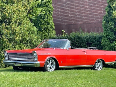 1965 Ford Galaxie Great Looking Bright Red Convertible. Nice Interio