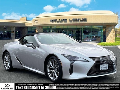 Certified 2021 Lexus LC 500 Convertible w/ Touring Package