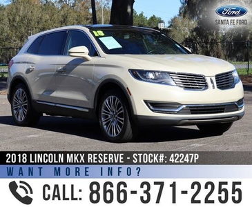 2018 LINCOLN MKZ RESERVE *** Backup Camera, Leather Seats *** $26,637