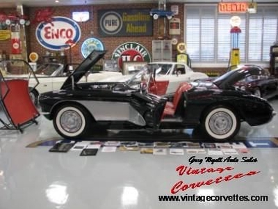 1957 Chevrolet Corvette Onyx Black Red 245HP Automatic