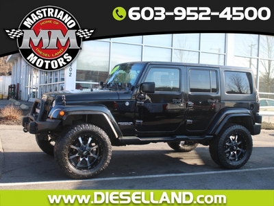 2013 Jeep Wrangler Unlimited SHARP LIFTED 4 DOOR HARD TOP 4X4 SAHARA!!! for sale in Salem, NH