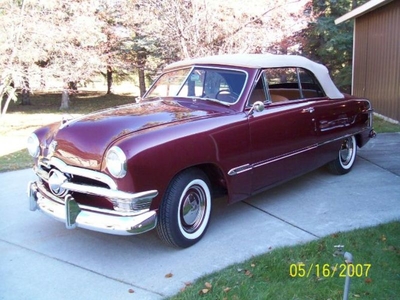 FOR SALE: 1950 Ford Convertible $35,495 USD