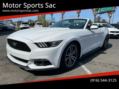 2015 Ford Mustang EcoBoost Premium 2dr Convertible for sale in Sacramento, CA