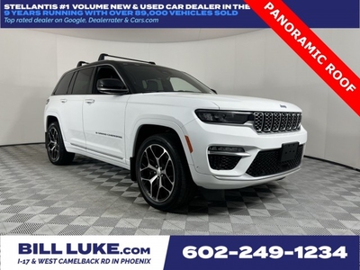 CERTIFIED PRE-OWNED 2023 JEEP GRAND CHEROKEE SUMMIT RESERVE 4XE WITH NAVIGATION & 4WD