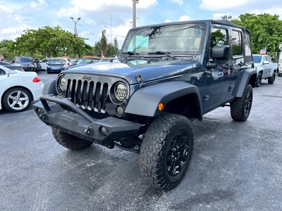 2017 Jeep Wrangler Unlimited Sport 4WD for sale in Hollywood, FL