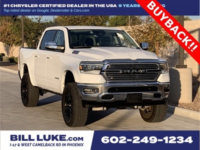 PRE-OWNED 2022 RAM 1500 LARAMIE WITH NAVIGATION & 4WD