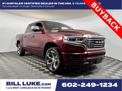 PRE-OWNED 2020 RAM 1500 LARAMIE LONGHORN WITH NAVIGATION & 4WD