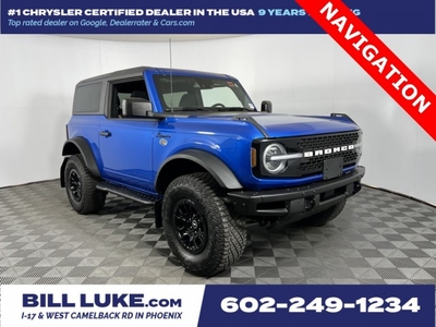 PRE-OWNED 2022 FORD BRONCO WILDTRAK WITH NAVIGATION & 4WD