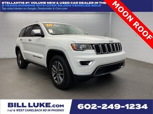 CERTIFIED PRE-OWNED 2020 JEEP GRAND CHEROKEE LIMITED WITH NAVIGATION & 4WD
