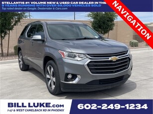 PRE-OWNED 2021 CHEVROLET TRAVERSE LT LEATHER