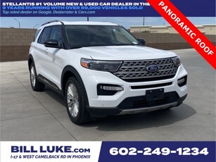 PRE-OWNED 2021 FORD EXPLORER LIMITED WITH NAVIGATION & 4WD