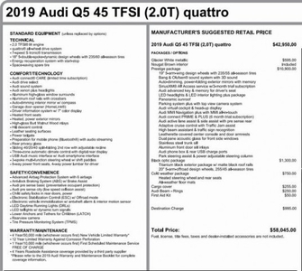 Used 2019 Audi Q5 2.0T Prestige quattro