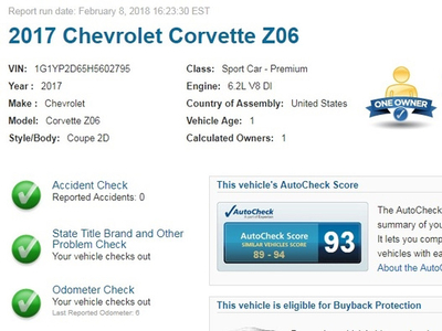 2017 Chevrolet Corvette Z06 2LZ in Omaha, NE