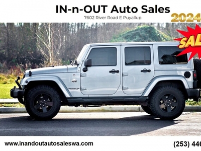 2012 Jeep Wrangler Unlimited UNLIMITED SAHARA SPORT UTILITY 4D for sale in Puyallup, WA