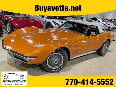 1971 Chevrolet Corvette Convertible *protect-O-Plate, Survivor, Believed TO BE 40K MILES*