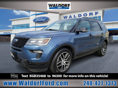 Used 2019 Ford Explorer Sport for sale in Waldorf, MD 20601: Sport Utility Details - 676287387 | Kelley Blue Book