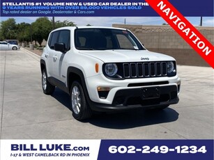 CERTIFIED PRE-OWNED 2023 JEEP RENEGADE LATITUDE WITH NAVIGATION & 4WD