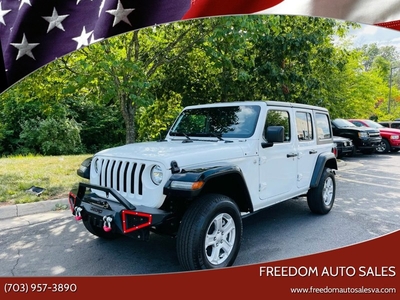 Used 2020 Jeep Wrangler Unlimited Sport S for sale in CHANTILLY, VA 20152: Sport Utility Details - 649835554 | Kelley Blue Book