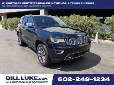 PRE-OWNED 2017 JEEP GRAND CHEROKEE OVERLAND WITH NAVIGATION & 4WD
