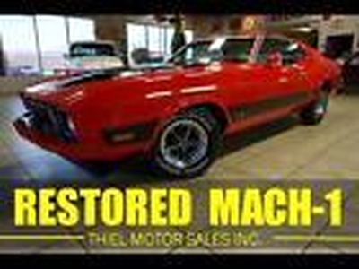 1973 Ford Mustang Mach 1 Fastback RESTORED 1973 Ford Mustang Mach-1 Fastback 351 for sale in Clinton, Iowa, Iowa