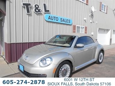 2015 VOLKSWAGEN NEW BEETLE CONVERTIBLE 1.8T for sale in Sioux Falls, SD