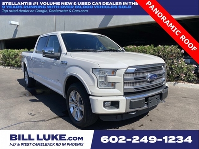 PRE-OWNED 2015 FORD F-150 PLATINUM WITH NAVIGATION & 4WD