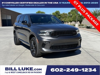 CERTIFIED PRE-OWNED 2021 DODGE DURANGO GT PLUS BLACK TOP AWD