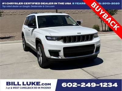 PRE-OWNED 2021 JEEP GRAND CHEROKEE L LIMITED WITH NAVIGATION & 4WD