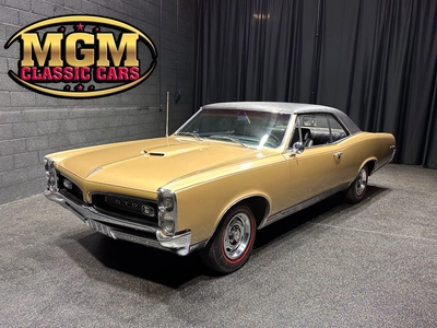 1967 Pontiac GTO 400CI # Match 4 Speed PHS Documented Signet Gold!