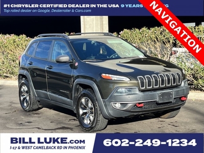 PRE-OWNED 2014 JEEP CHEROKEE TRAILHAWK WITH NAVIGATION & 4WD